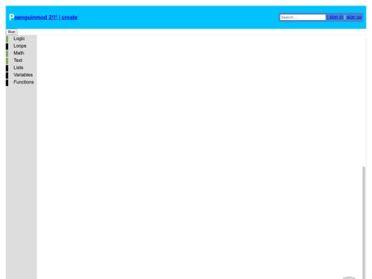 penguinmod2/create screenshot