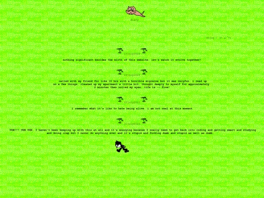 diary screenshot