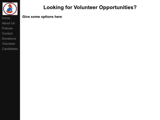volunteer screenshot