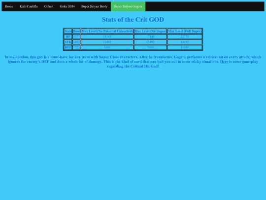 gogetastats screenshot