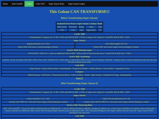 transformgohan screenshot