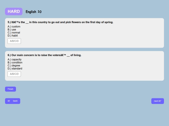 VocabularyHARD3 screenshot