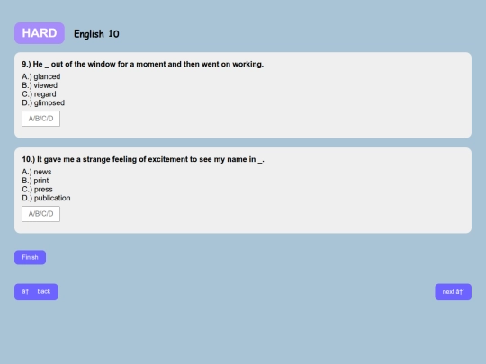 VocabularyHARD5 screenshot