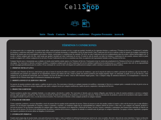 terminos screenshot