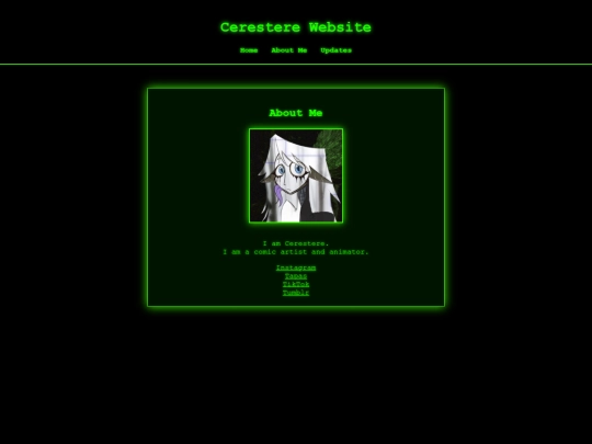 Main/AboutMe screenshot