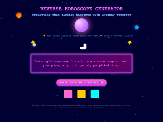 horoscope screenshot