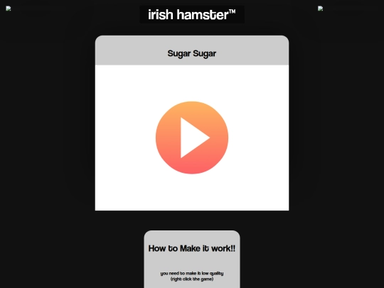 play/flash/sugarsugar screenshot