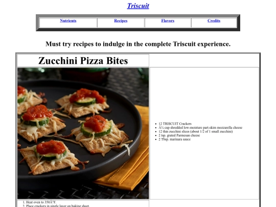 RECIPES screenshot
