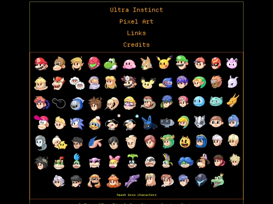 Smash-Bros-tier-list screenshot