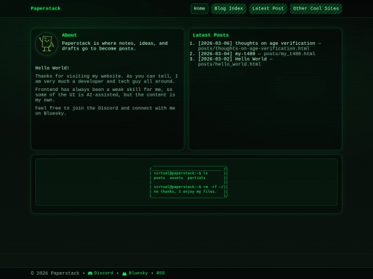 index screenshot