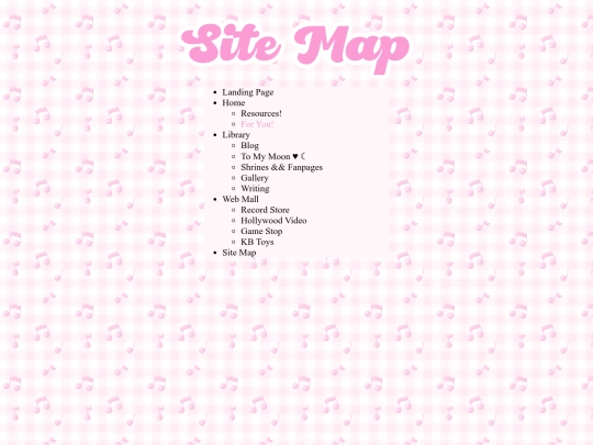 site-map screenshot