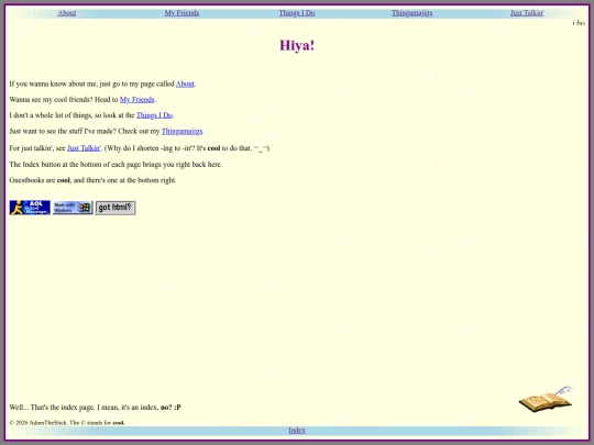 index screenshot