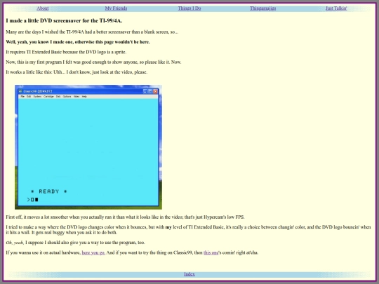 thingamajigs/tidvdscrsvr screenshot