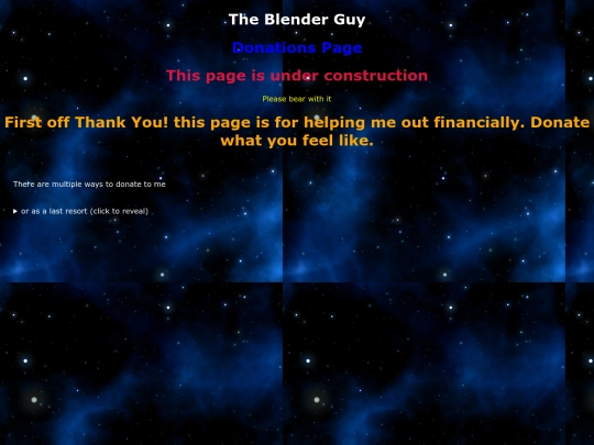Donations screenshot