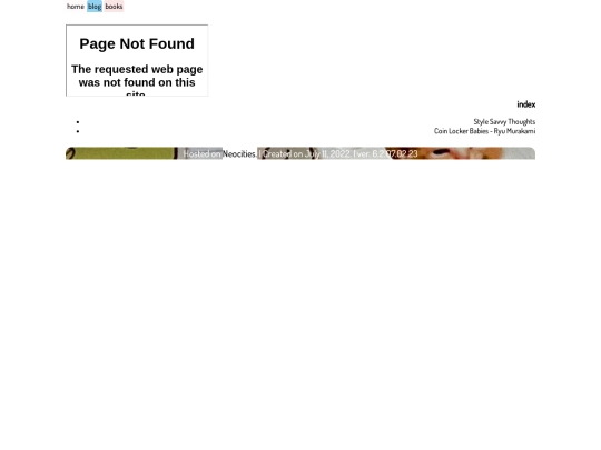 blog screenshot
