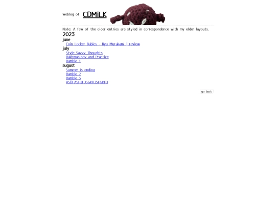 weblog screenshot