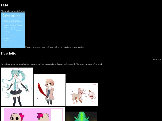 commissions screenshot