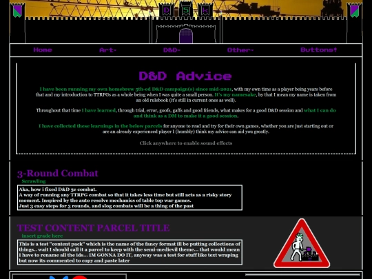pages/dnd/advice screenshot