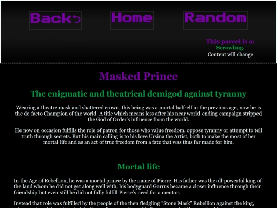 parcels/Masked Prince screenshot