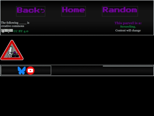 parcels/blank screenshot