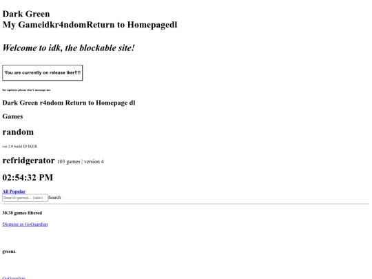 Stuff/popul screenshot