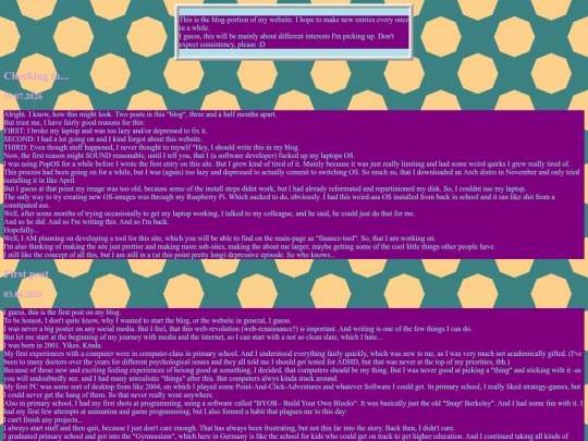 html/blog screenshot