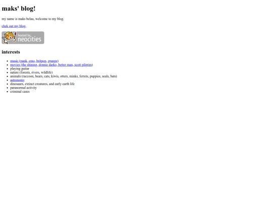 index screenshot