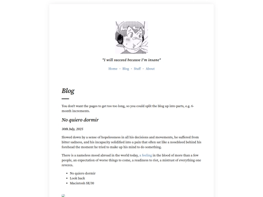 blog screenshot
