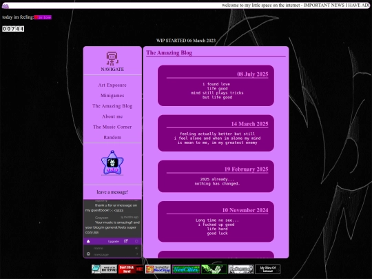 blog screenshot
