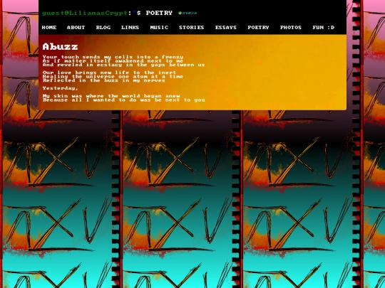 poetry/abuzz screenshot