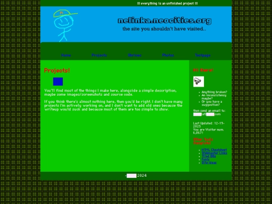 projects screenshot
