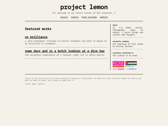 index screenshot