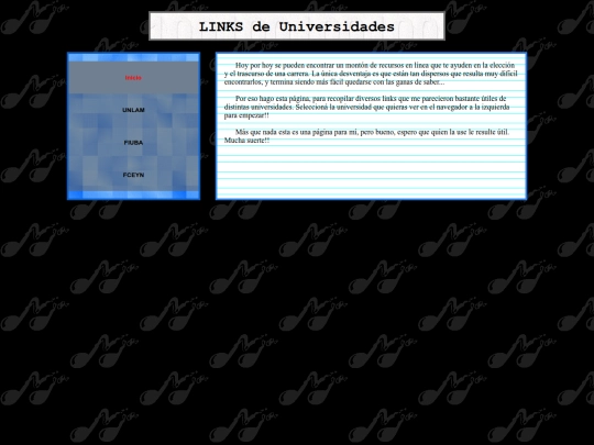 universidades screenshot