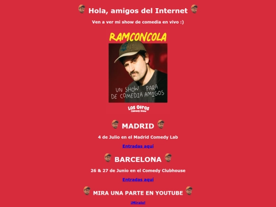 landing_ramconola_tickets screenshot