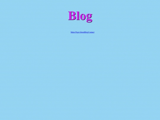 blog screenshot
