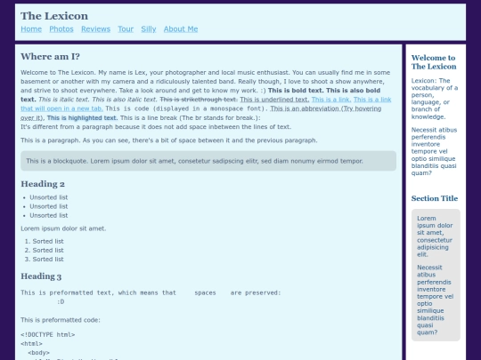 index screenshot