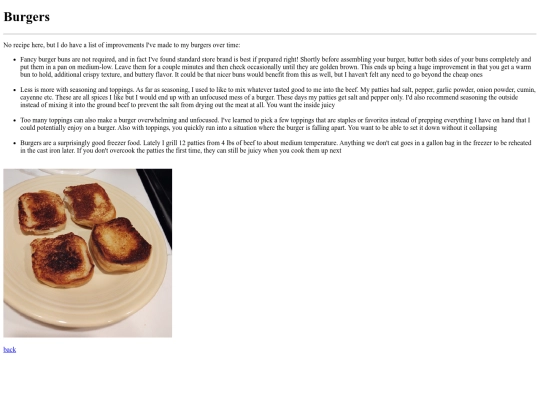 burgers screenshot