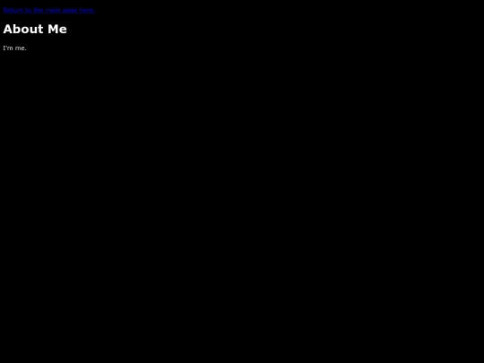 personal/aboutme screenshot