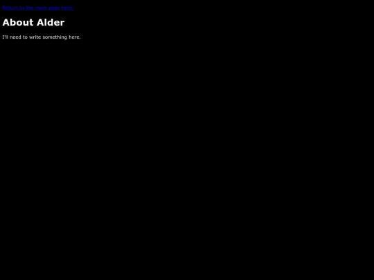 personal/alder screenshot