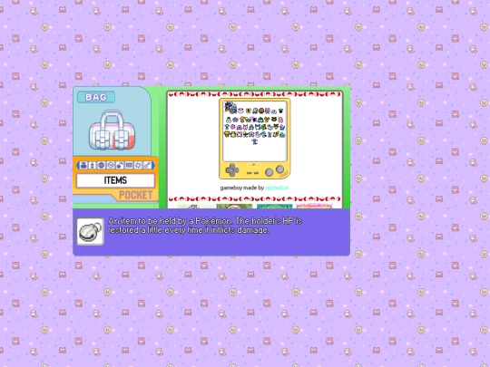 bag screenshot