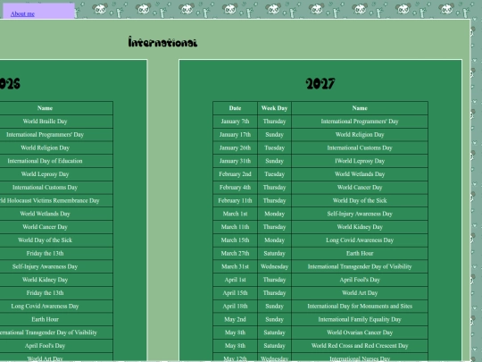 holidaylist screenshot