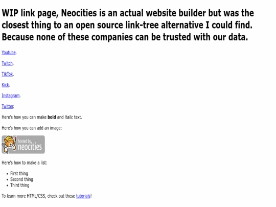 index screenshot