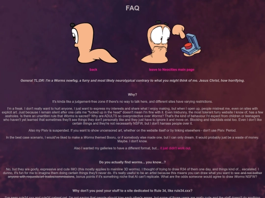 faq screenshot