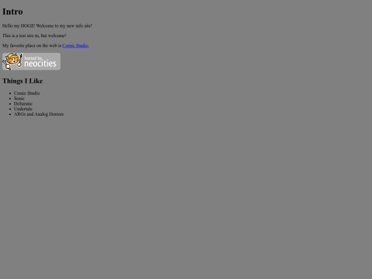 index screenshot