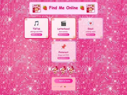 socials screenshot