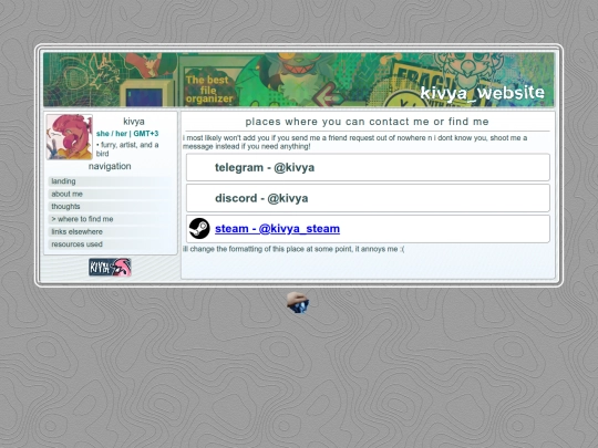 socials screenshot