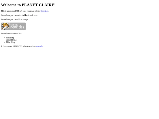 index screenshot