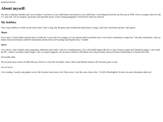 MyFirstWebpage screenshot