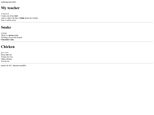randompoems screenshot
