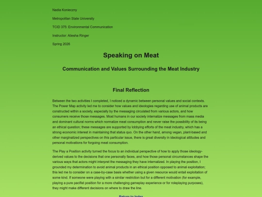 reflection screenshot
